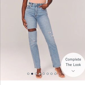 Abercrombie & Fitch ultra high rise 90s straight fit jeans